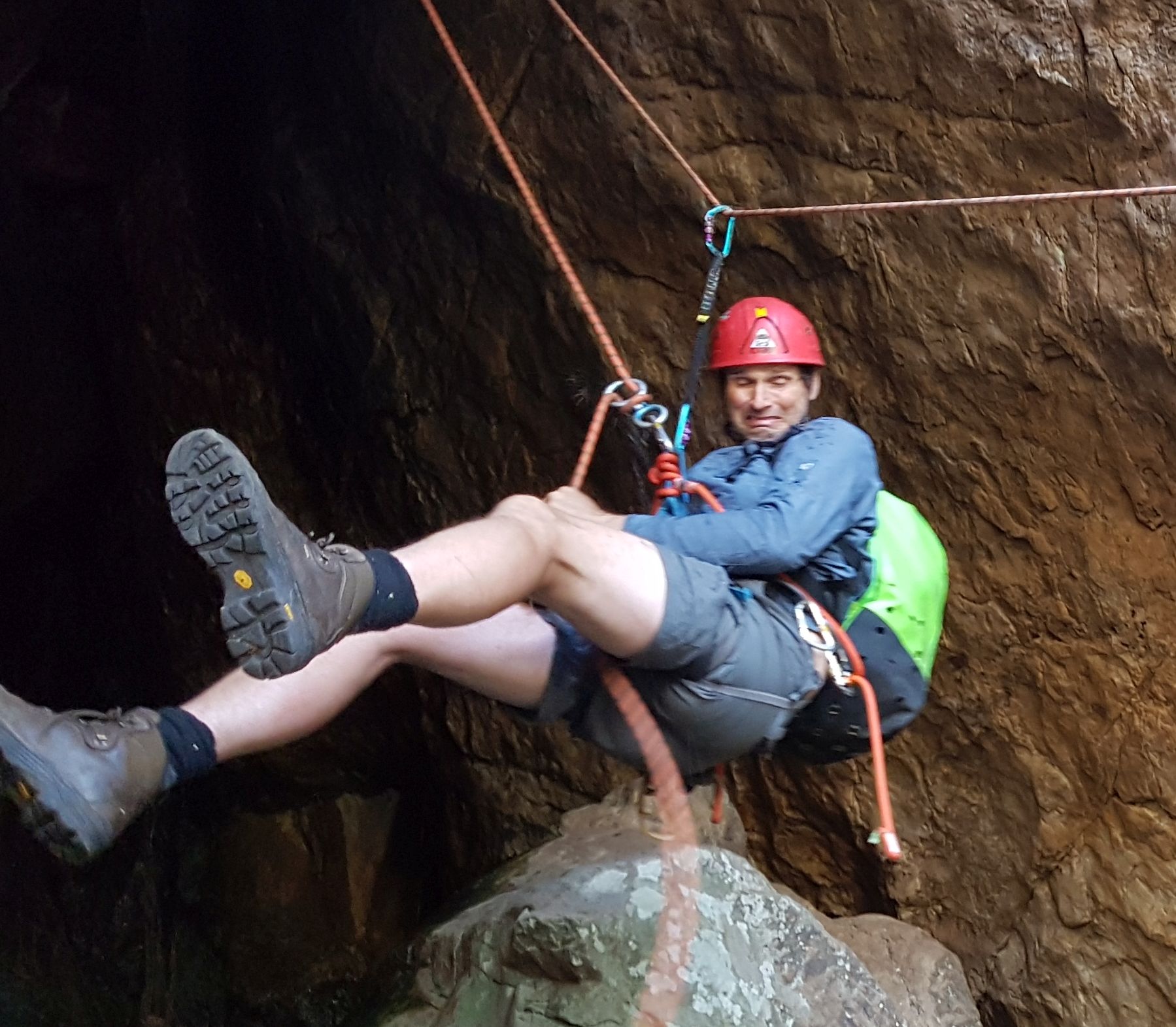 Winter Canyoning